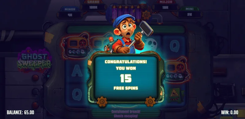Ghost Sweeper - pelancaran Free Spins